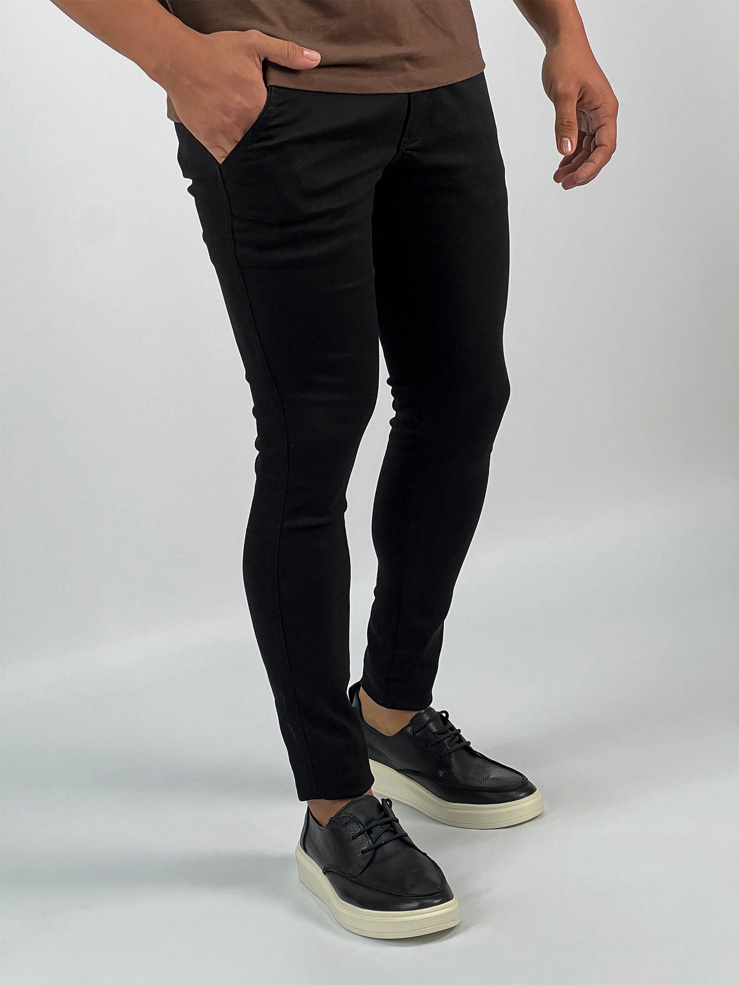 Calça Masculina Sarja Preta