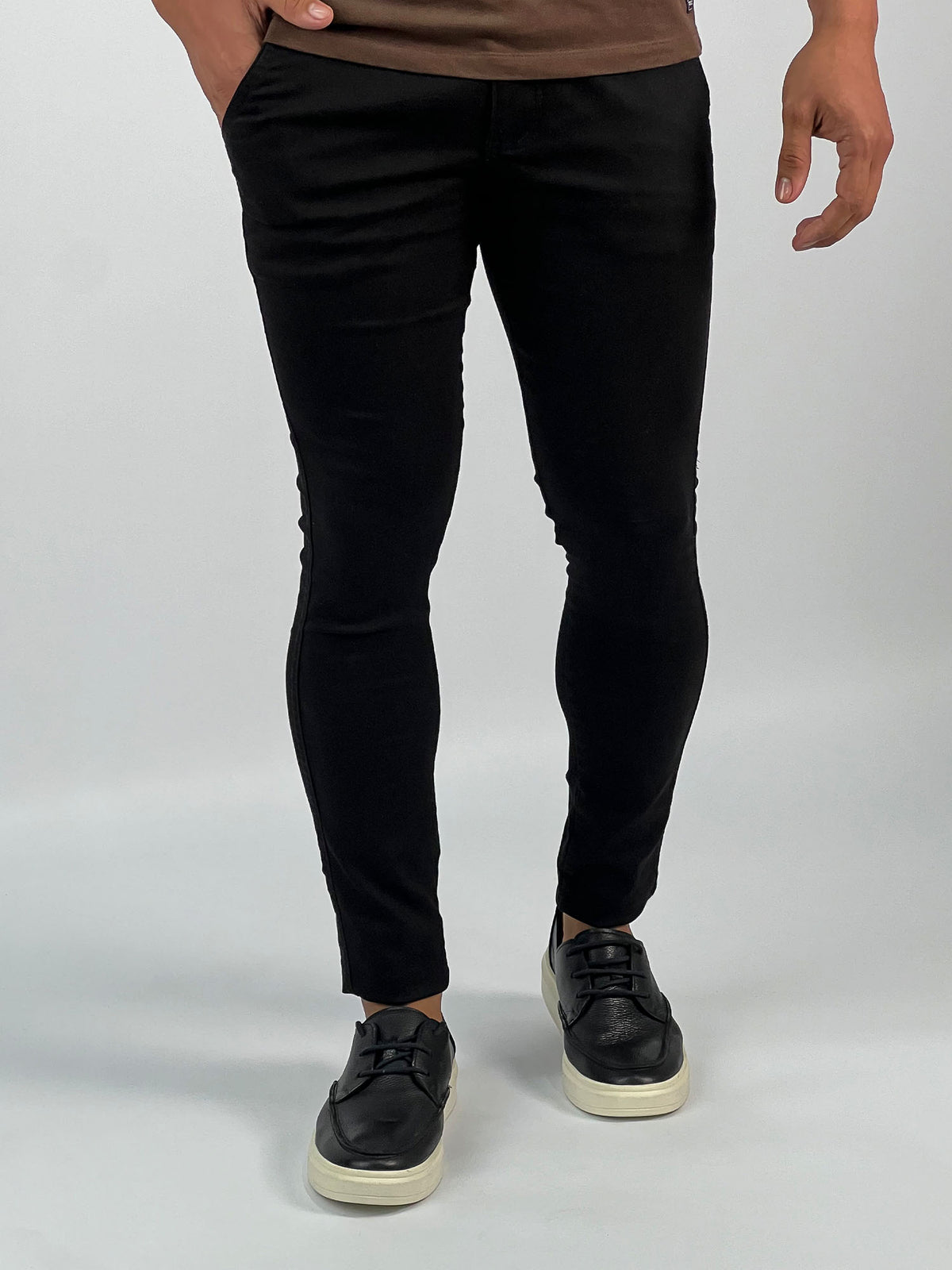 Calça Masculina Sarja Preta